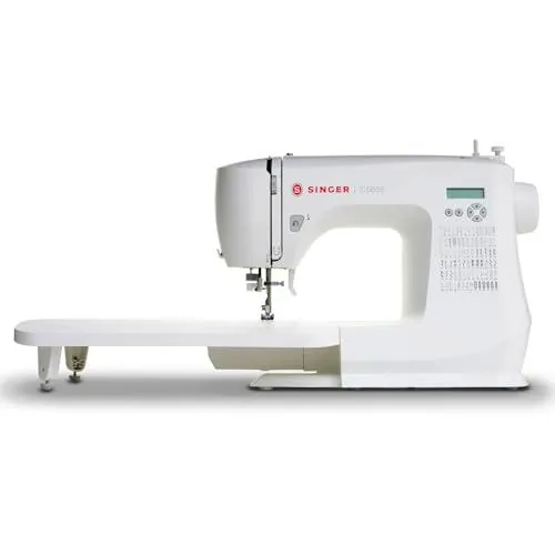 Máquina de Coser Electrónica Singer C5655, Mesa de Extensión y 8 Prensatelas | 80 Puntadas Decorativas