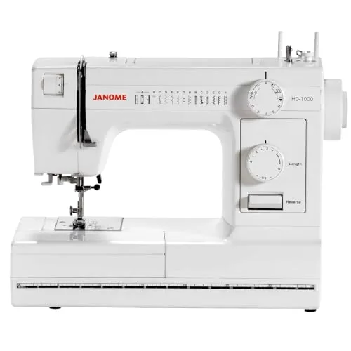 Janome Máquina de coser de alto rendimiento HD1000 con 14 costuras integradas Janome HD1000