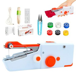 Máquina de coser a mano, mini máquina de coser eléctrica
