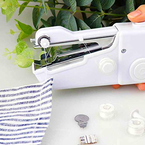 Shop-Story – Mini máquina de coser eléctrica portátil – Retoque fácil y rápido