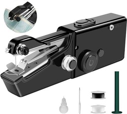 Sicomne Maquina de Coser Portatil, Mini Máquina de Coser Eléctrica de Mano Profesional Manual Principiantes Adultos Mini Sewing Machines para Ropa Cortinas Telas Bricolaje para Viajes en Casa