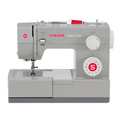 Singer Máquina de Coser Heavy Duty 4423, Motor Potente con Placa de Extensión y Pie Overlock CUCIREONLINE