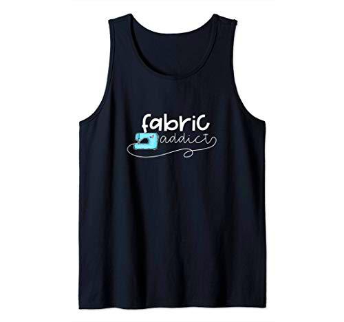 ADICTO DE TEJIDO con máquina de coser, regalo de acolchado Camiseta sin Mangas