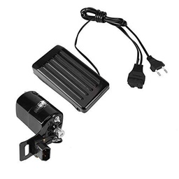 Máquina de coser con pedal controlador, 180 W, con cable de alimentación