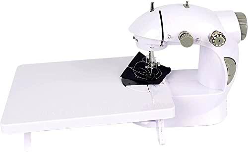 Máquina de coser eléctrica con mesa de apoyo y pedal Máquinas de coser portátil con cable o pilas Fácil de usar Costura