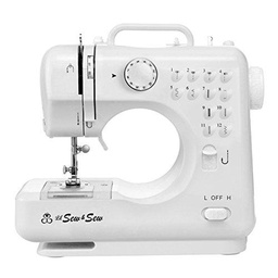 MICHLEY Escritorio 12-Stitch máquina de Coser, Color Blanco