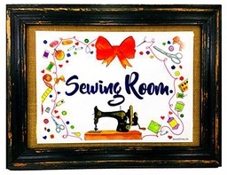 AnneSvea Costurero con impresión de máquina de coser