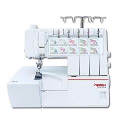 Necchi NCV10A - Máquina de coser (Blanco, Máquina de coser semiautomática