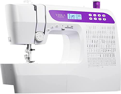 Viola Atelier E215 - Máquina de coser electrónica con mesa extensible base extra costura incluida